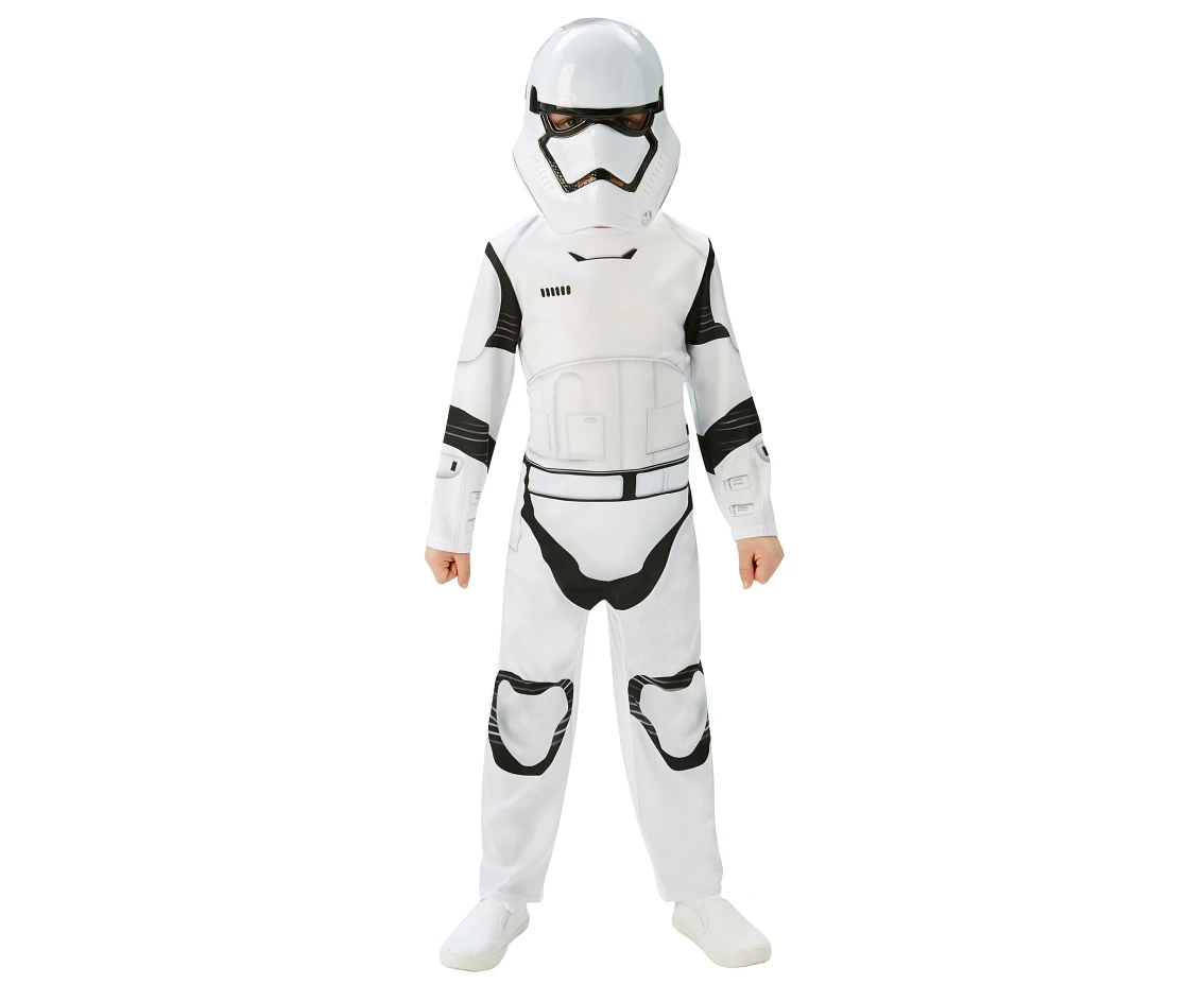 Includes: Stormtrooper printed jumpsuit and mask